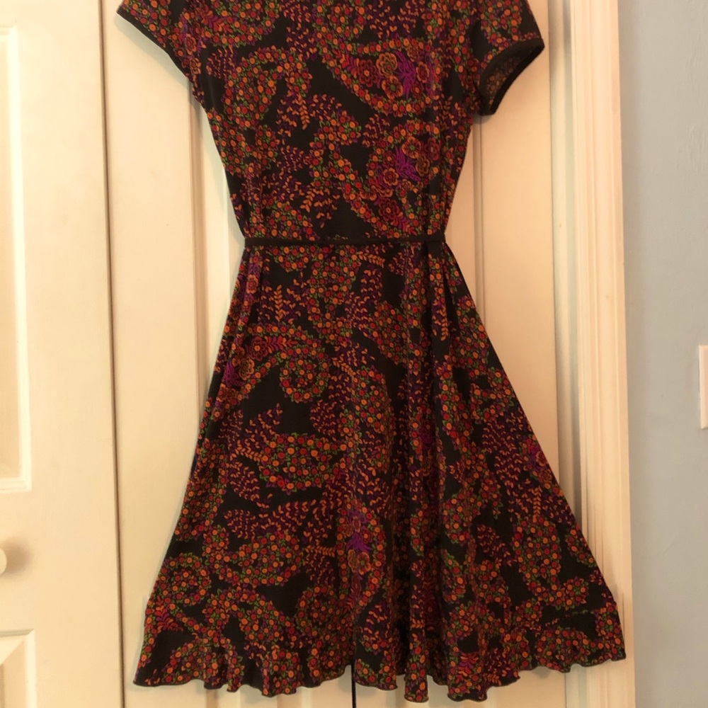 Flirty Ruffle Wrap Dress